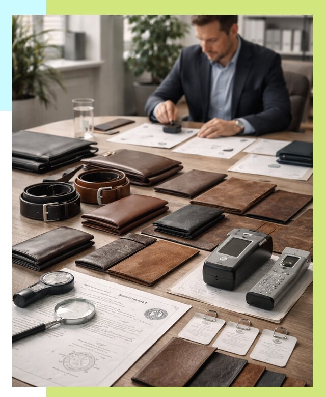 Сертификация кожаных изделий в Ишимбае от 12169 р. | Алешин-Шмб