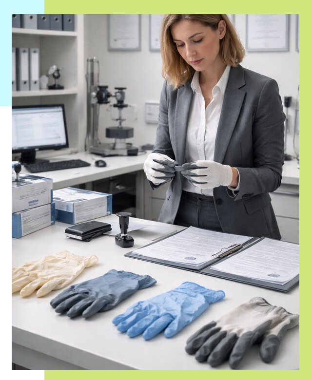 Сертификация перчаток в Ишимбае от 8620 р. | Алешин-Шмб