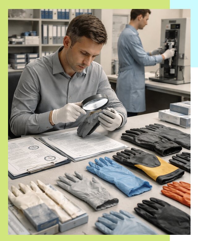 Сертификация перчаток и средств защиты продукции в Ишимбае