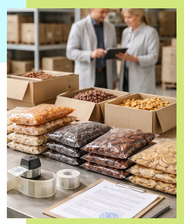 Сертификация сухофруктов в Ишимбае от 12169 р. | Алешин-Шмб под ключ