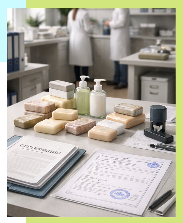 Сертификация мыла и сертификат на мыло в Ишимбае от 12169 | Алешин-Шмб