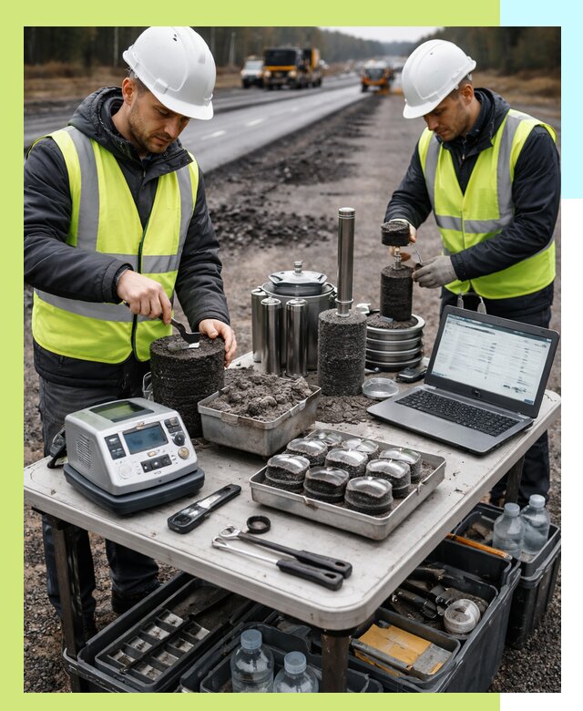 Сертификация асфальта: испытания и подтверждение в Ишимбае