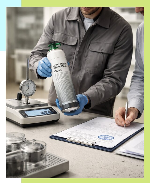 Сертификация монтажной пены в Ишимбае от 15212 р. | Алешин-Шмб