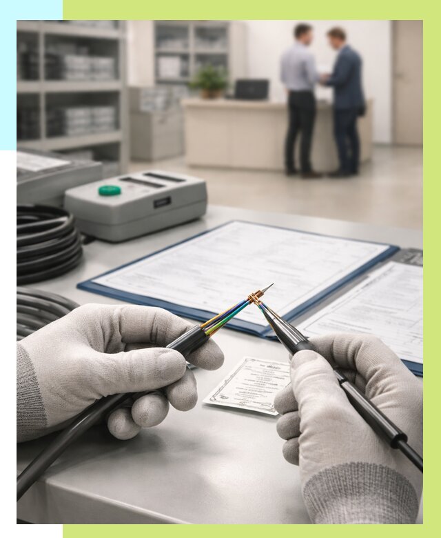 Сертификация провода в Ишимбае от 18254 р. в Алешин-Шмб