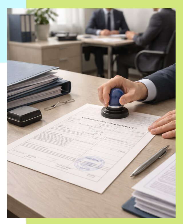 Сертификат происхождения СТ 1 в Ишимбае от 4563 р. | Алешин-Шмб