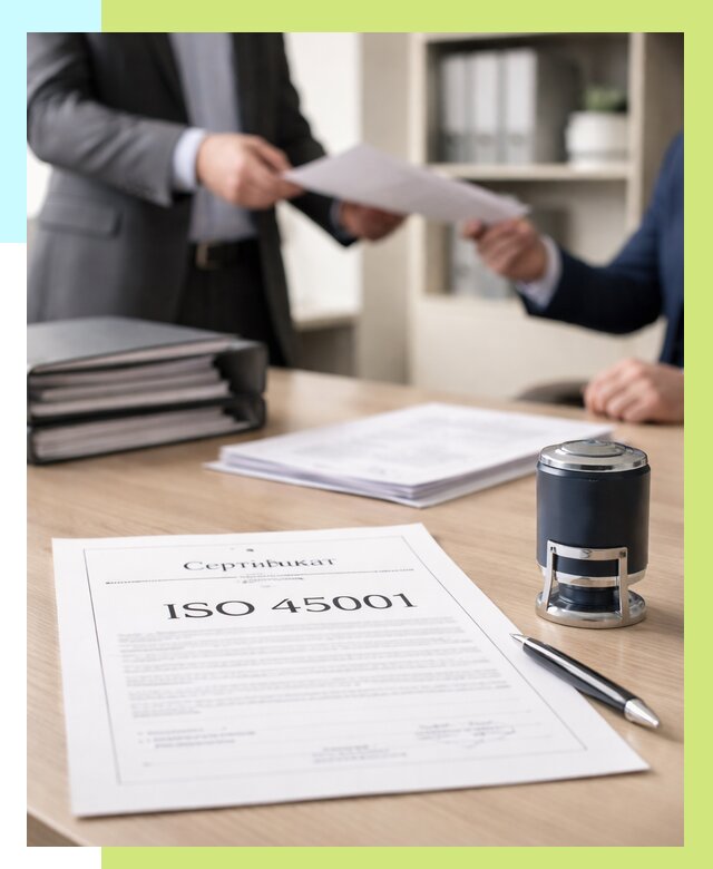 Сертификат ISO 45001 в Ишимбае под ключ от 45635 р. | Алешин-Шмб
