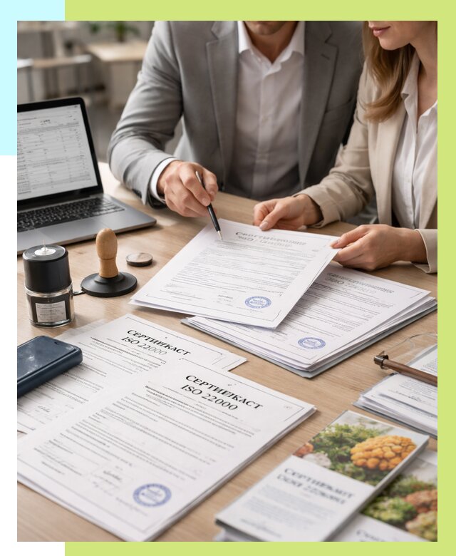 Сертификат ISO 22000 в Ишимбае от 40564 р. под ключ | Алешин-Шмб