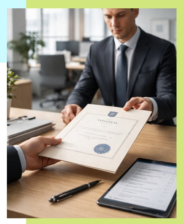 Сертификат ISO 30301 в Ишимбае от 35494 р. | Алешин-Шмб - под ключ